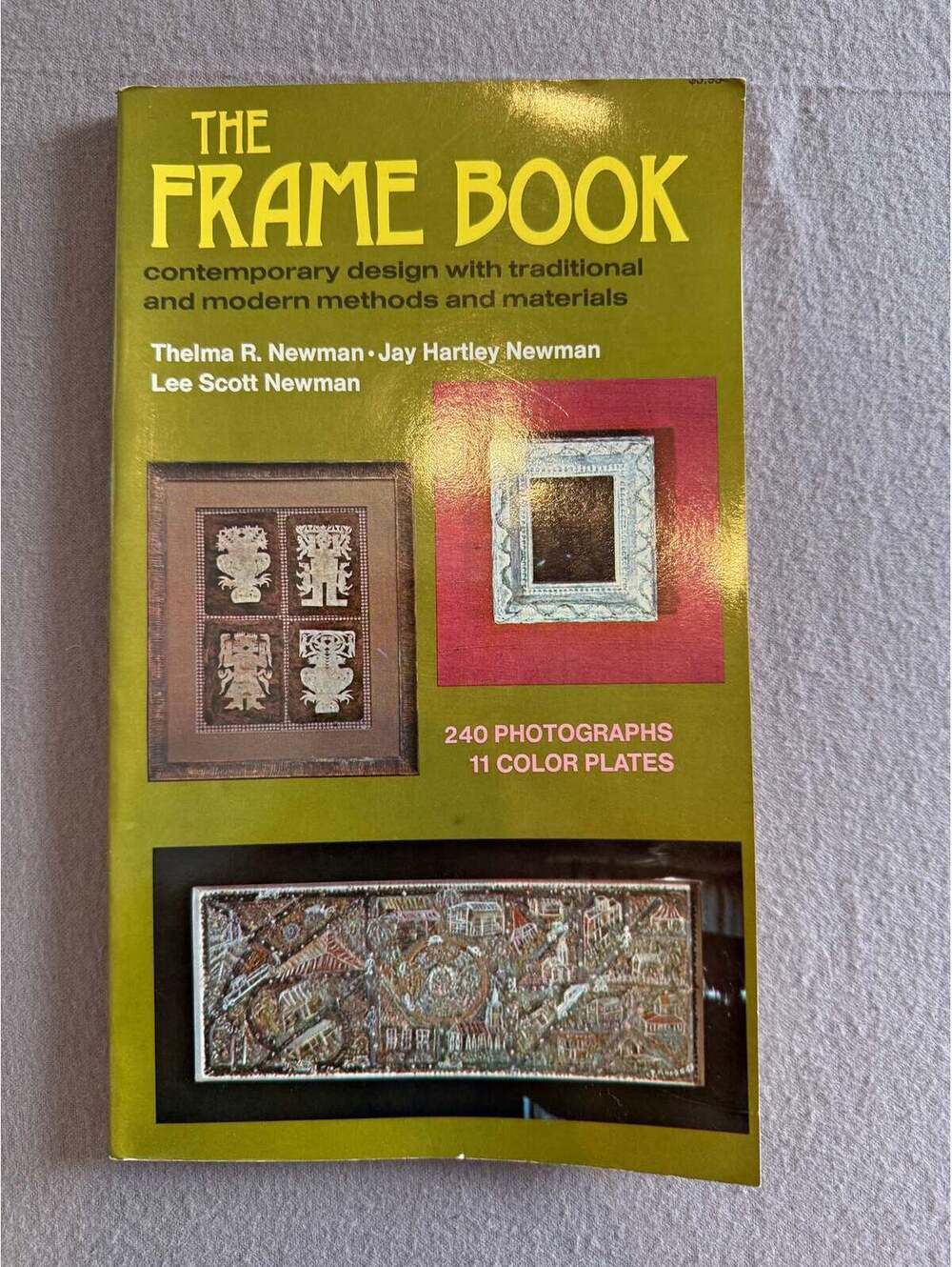 Vintage 1975 The Frame Book Mid-Century Framing & Design Book
